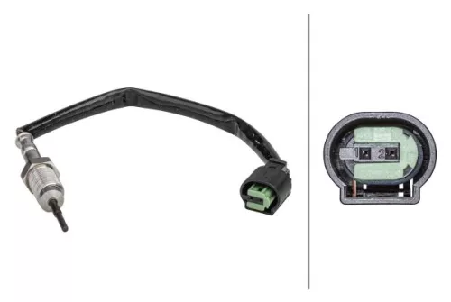 HELLA Sensor, exhaust gas temperature (6PT358181-271)