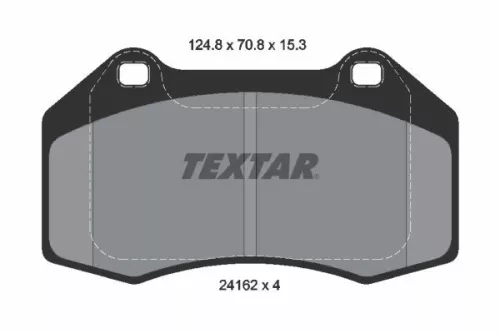TEXTAR Brake Pad Set, disc brake (2416201)