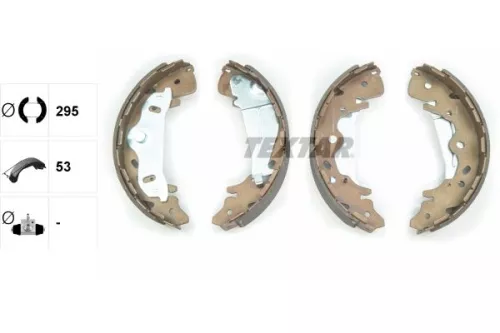 TEXTAR Brake Shoe Set (91065800)