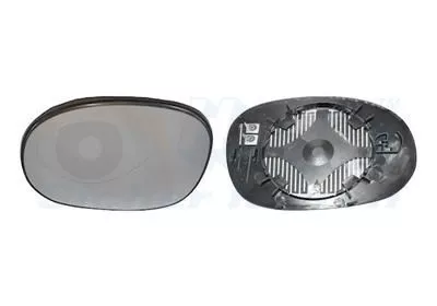 VAN WEZEL Mirror Glass, exterior mirror (0957837)