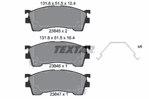 Brake Pad Set, disc brake
