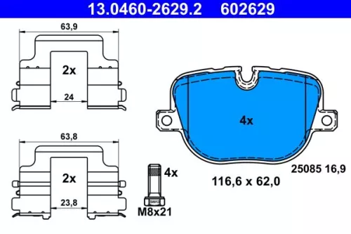Brake Pad Set, disc brake