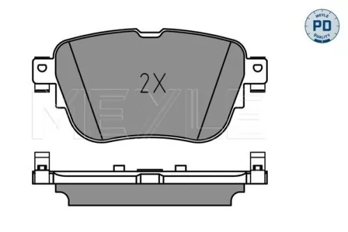 MEYLE Brake Pad Set, disc brake (0252243716/PD)