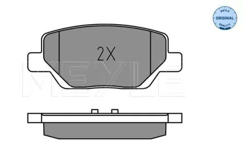 MEYLE Brake Pad Set, disc brake (0252244918)