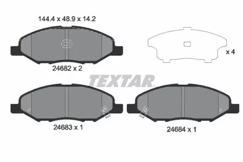 Brake Pad Set, disc brake