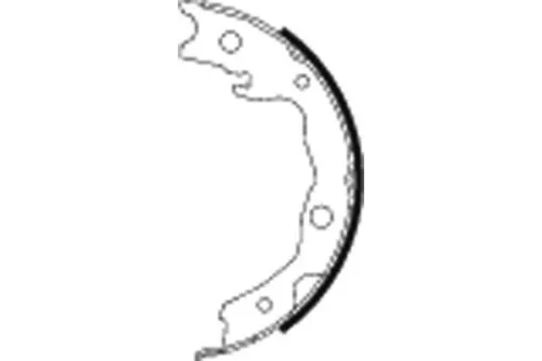 TEXTAR Brake Shoe Set, parking brake (91068200)
