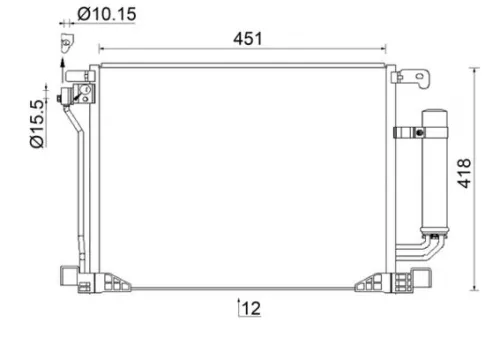 Condenser, air conditioning