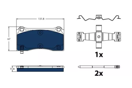 Brake Pad Set, disc brake