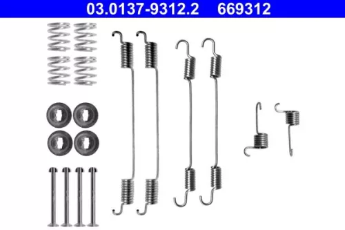 ATE Accessory Kit, brake shoes (03.0137-9312.2)