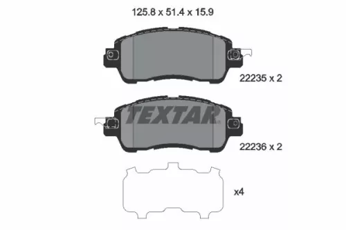 Brake Pad Set, disc brake