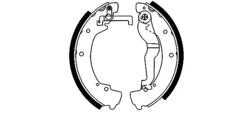 TEXTAR Brake Shoe Set (91044600)