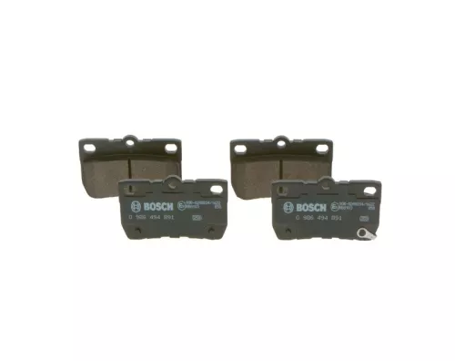 BOSCH Brake Pad Set, disc brake (0986494891)