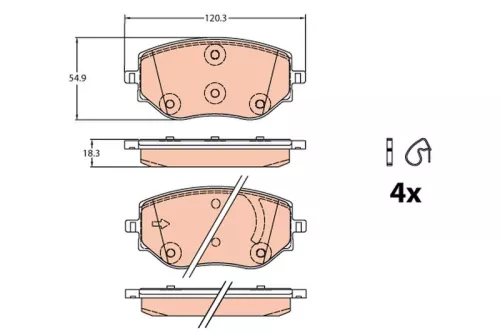 Brake Pad Set, disc brake