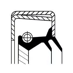 CORTECO Shaft Seal, differential (49498452)