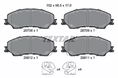 Brake Pad Set, disc brake