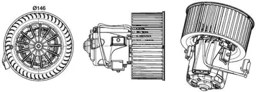 MAHLE Interior Blower (AB150000P)