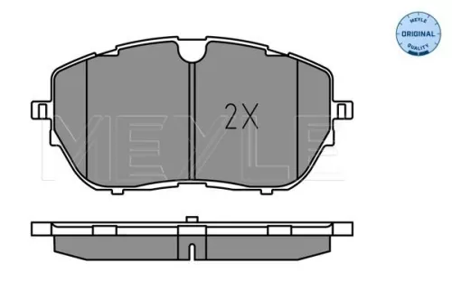MEYLE Brake Pad Set, disc brake (0252221818)