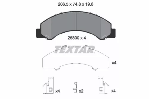 Brake Pad Set, disc brake