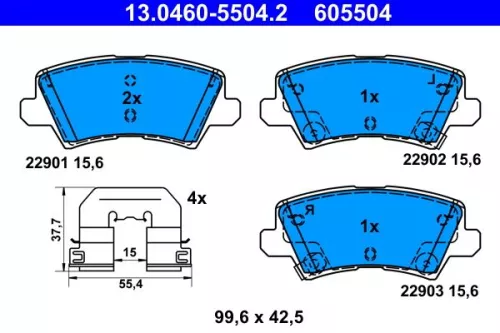 Brake Pad Set, disc brake