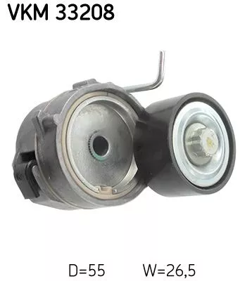SKF Belt Tensioner, V-ribbed belt (VKM33208)