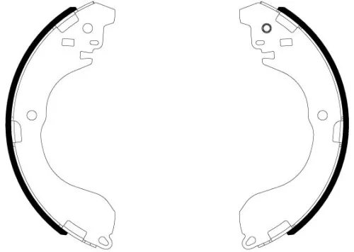 TEXTAR Brake Shoe Set (91085800)