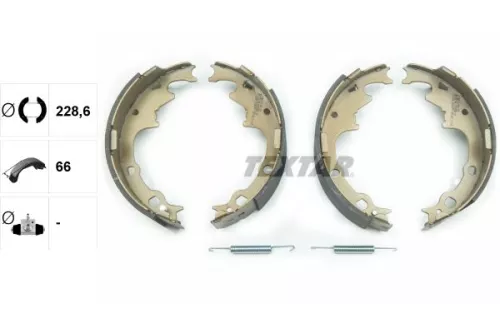 TEXTAR Brake Shoe Set (91056500)
