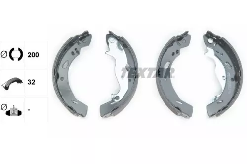 TEXTAR Brake Shoe Set (91069200)