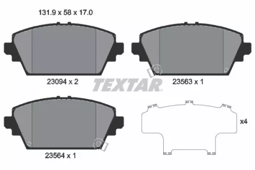 Brake Pad Set, disc brake