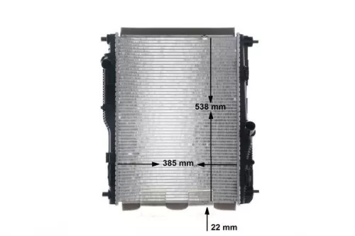 MAHLE Radiator, engine cooling (CR1181000S)