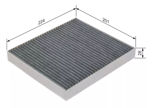 BOSCH Filter, cabin air (1987435602)