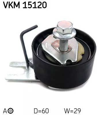 SKF Tensioner Pulley, timing belt (VKM15120)