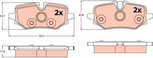 Brake Pad Set, disc brake