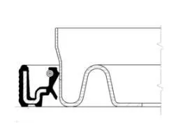 CORTECO Shaft Seal, injector pump (12014726B)