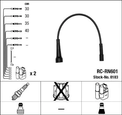 NGK Ignition Cable Kit (8183)