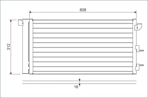 VALEO Condenser, air conditioning (818005)