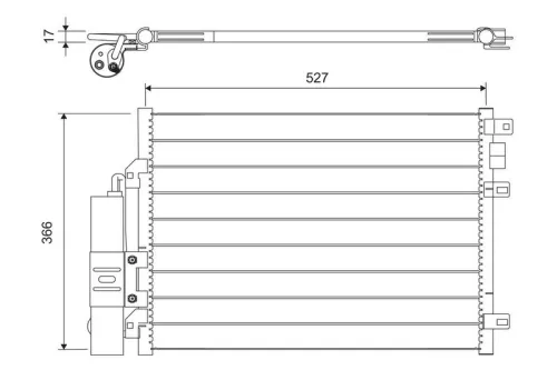 VALEO Condenser, air conditioning (817428)