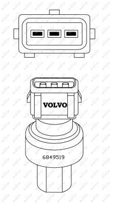 NRF Pressure Switch, air conditioning (38934)