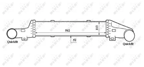 NRF Charge Air Cooler (30420)