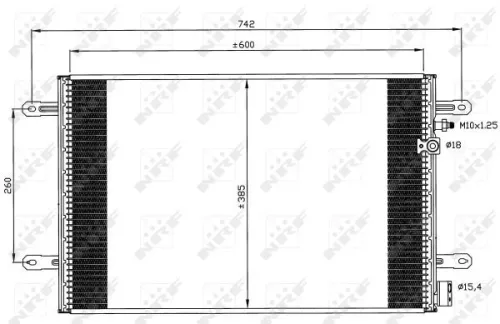 NRF Condenser, air conditioning (35605)