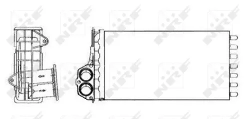 NRF Heat Exchanger, interior heating (53634)