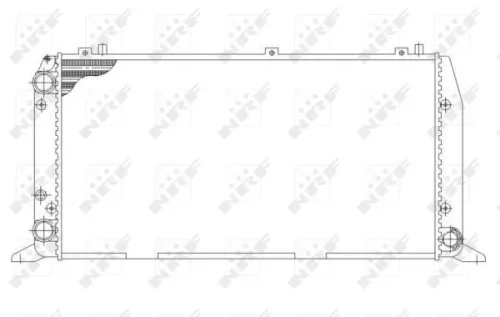 NRF Radiator, engine cooling (54602)