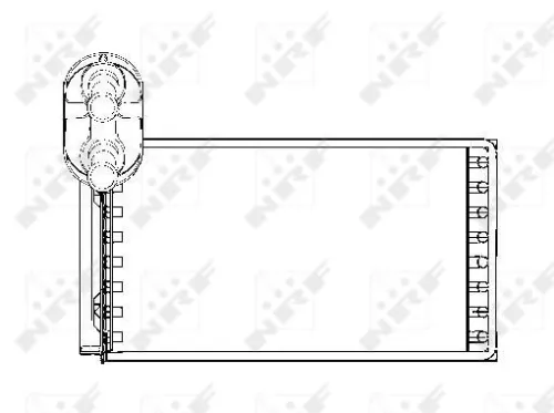 NRF Heat Exchanger, interior heating (53550)