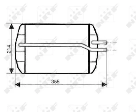 NRF Heat Exchanger, interior heating (53633)