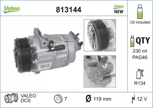 Compressor, air conditioning