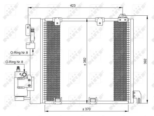 NRF Condenser, air conditioning (35302)