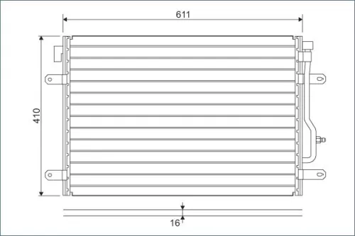 VALEO Condenser, air conditioning (817741)