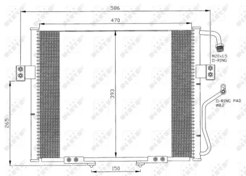 NRF Condenser, air conditioning (35399)