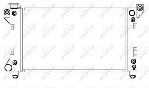 NRF Radiator, engine cooling (50237)