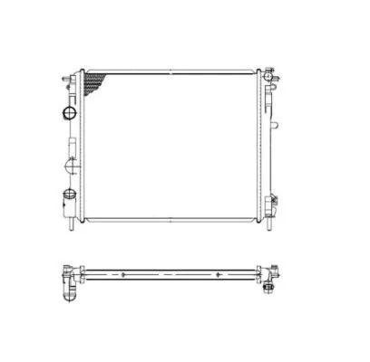 NRF Radiator, engine cooling (53210)