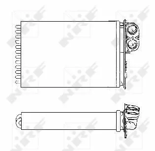 NRF Heat Exchanger, interior heating (53553)
